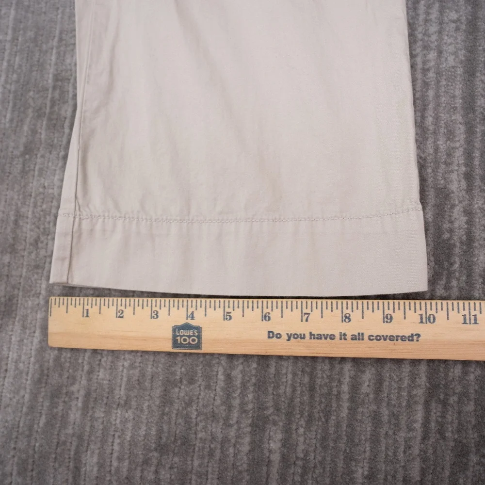 J.Crew Broken-In Chino Pants Womens 28 Beige Excellent Wide Leg Weathered Twill